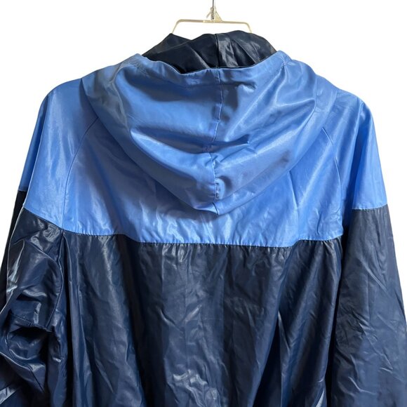 VTG 80s MATRIX All Nylon Full Zip Lightweight Colorblock Windbreaker Hoodie SZ M - Picture 4 of 9